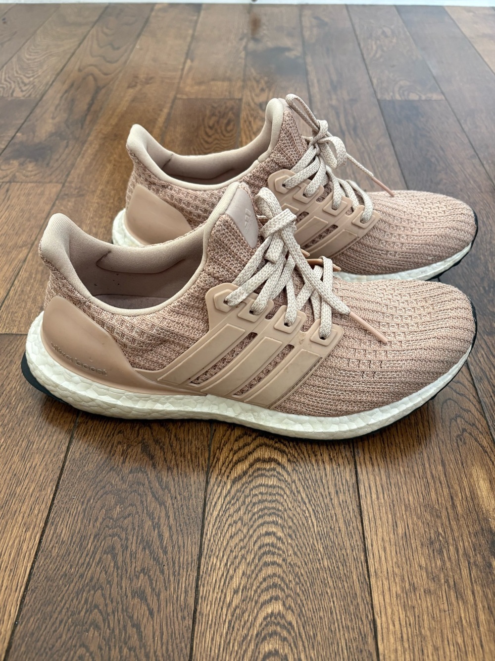 Adidas UltraBoost 4.0 in "Ash Pearl" colorway Womens Size 7